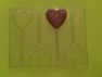 905 LOVE Heart Chocolate or Hard Candy Lollipop Mold